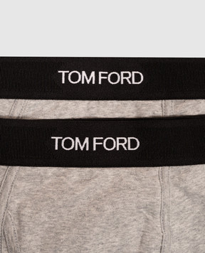 Tom Ford Набір сірих трусів-боксерів з логотипом T4XC31040