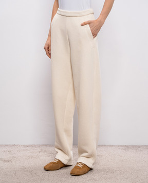 Max Mara Бежевые спортивные штаны DENTE MXPDENTE