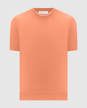 Brunello Cucinelli Помаранчева футболка M29805200