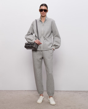 Mackage Серые меланжевые джоггеры NEV-R с фактурным логотипом NEVR