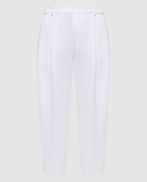 MooRER Білі штани CEYLAN CEYLANJ