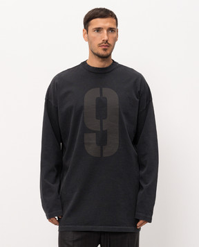 Fear of God Черный лонгслив с принтом FG9M109956HWJ