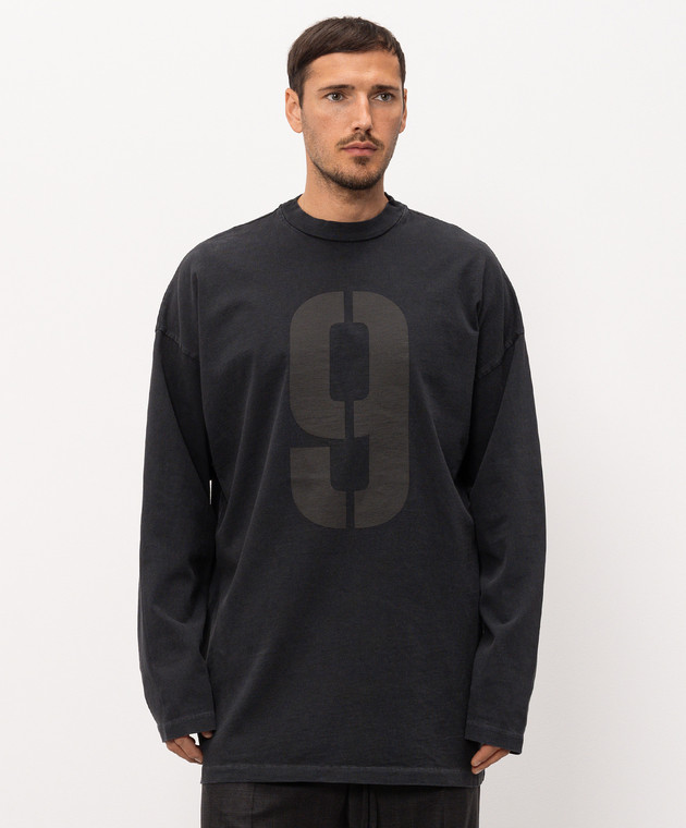 Fear of God Черный лонгслив с принтом FG9M109956HWJ изображение 3