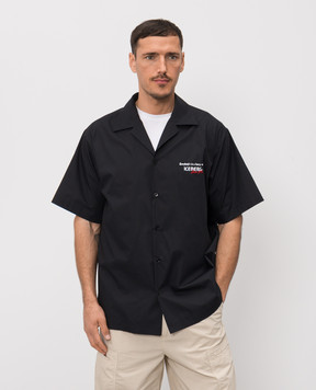 Iceberg Черная рубашка с принтом Peanuts G0400187