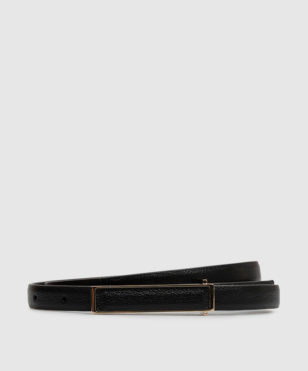 Tom Ford Черный кожаный ремень WB328LGO074P