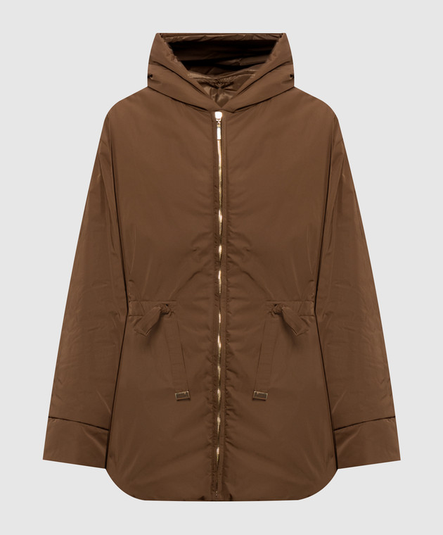 Max Mara Коричнева двостороння куртка CHARME MTCCHARME