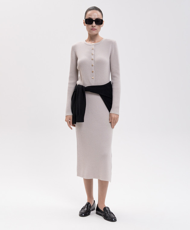 Allude Бежевий кардиган з вовни та кашеміру 26517080 зображення 2