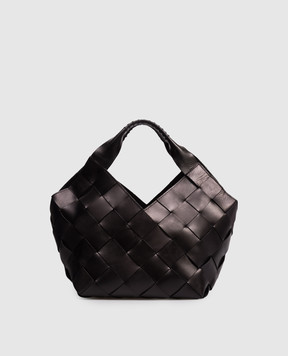 Dragon Черная кожаная сумка-тоут Botteghe DGS68108