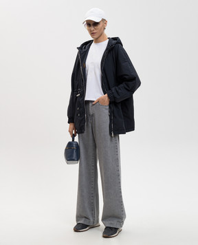 MooRER Біла футболка SURI в принт SURIJFL