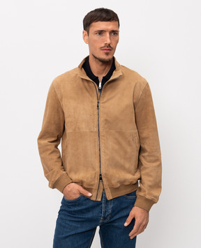 Cashmere&Whiskey Коричневая замшевая куртка 23254100332