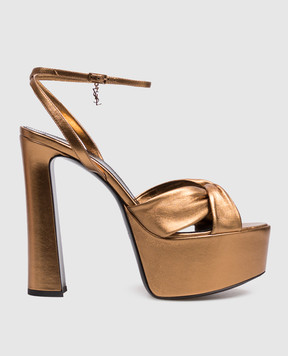 Saint Laurent Кожаные босоножки FRANCIANE 869730AAGWT
