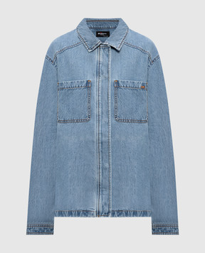 Kiton Синя джинсова сорочка DJ61402K0926H