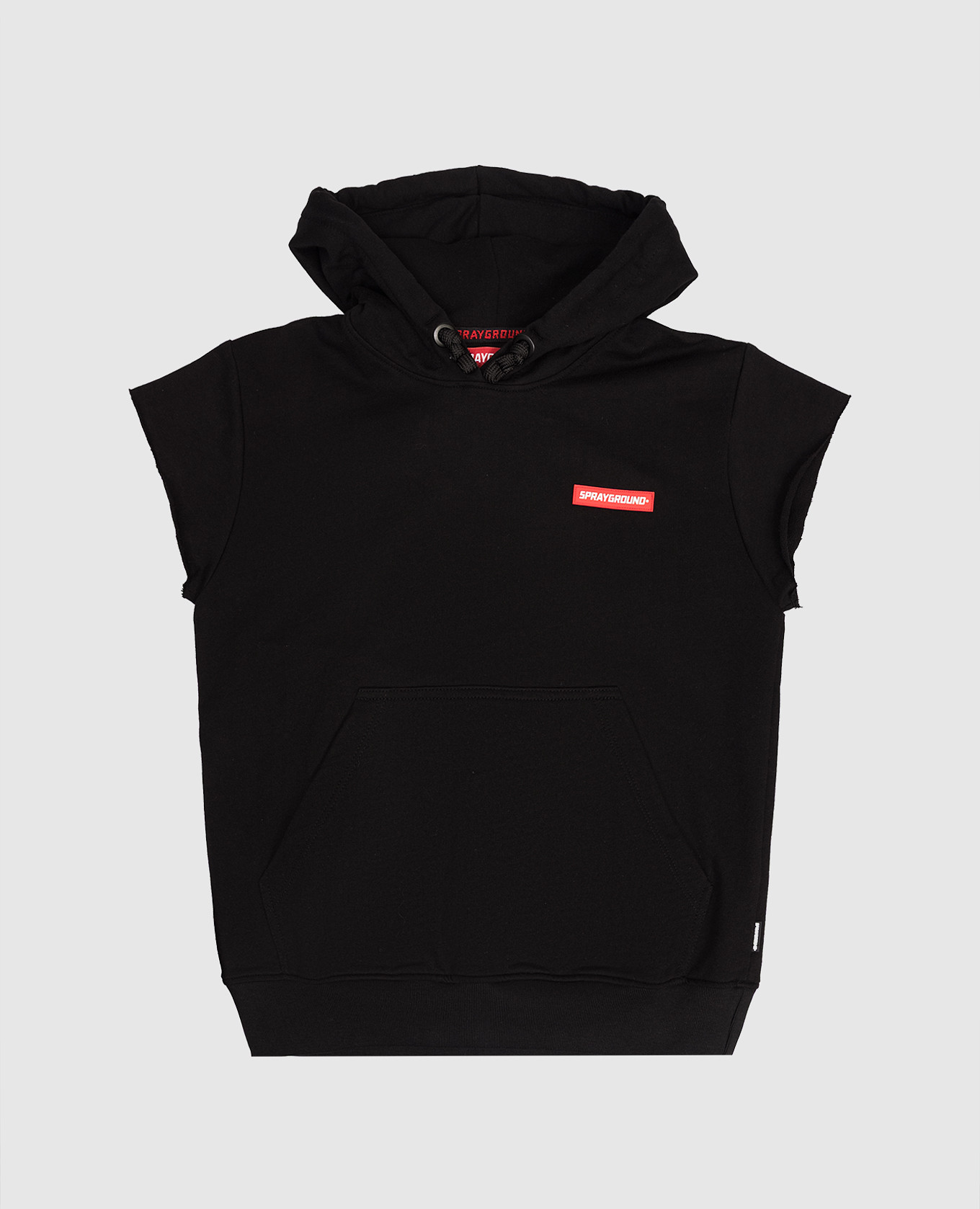 

Детский черный жилет с капюшоном, Жилеты