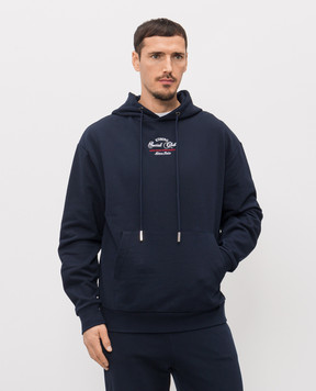 Iceberg Синє худі з вишивкою логотипа E062630A