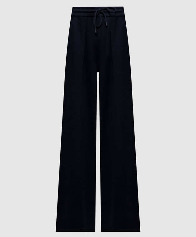 Max Mara Сині спортивні штани DANCING з шовком MXMDANCING