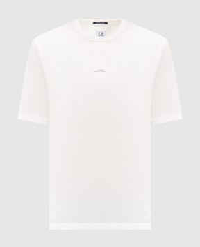 C.P. Company Metropolis Біла футболка з логотипом LTS018A006370W