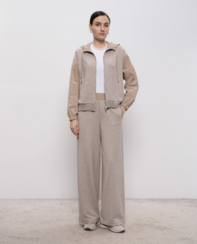 Peserico Сірі спортивні штани з люрексом A04580J02355A