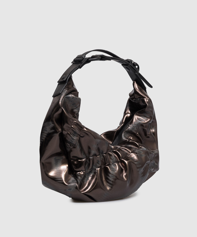 Innerraum Коричнева сумка-хобо HM2 з драпіруванням HM2MBBKCRSH зображення 3