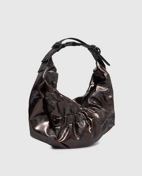 Innerraum Коричнева сумка-хобо HM2 з драпіруванням HM2MBBKCRSH