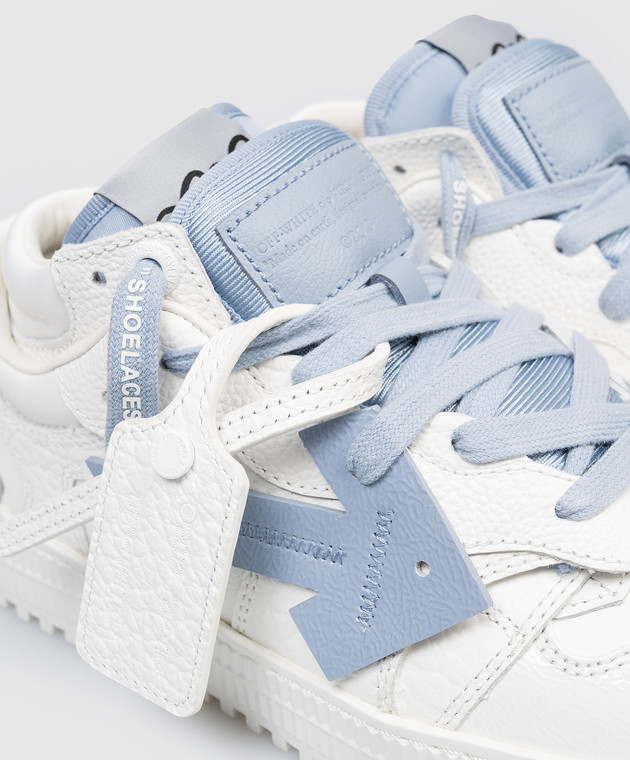 Off-White Кожаные белые кроссовки 3.0 Floating Arrow OWIA28MS26LEA001 изображение 5