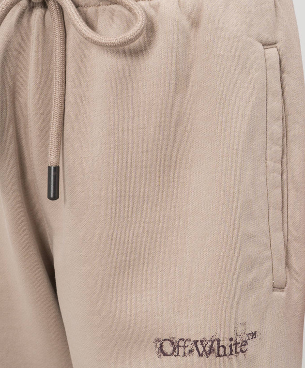 Off-White Бежеві джогери 44MCH057S26F001 зображення 5