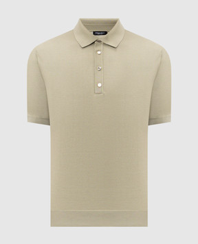 Stefano Ricci Зелене поло з шовком K616440P35F26109