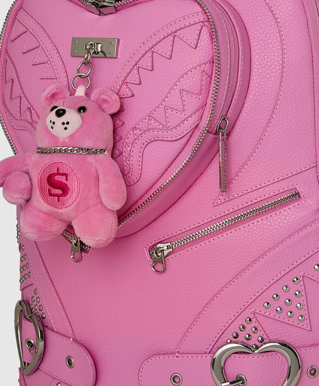 Sprayground Детский розовый рюкзак BABY BEAR BADDIE 910B8591NSZ изображение 4