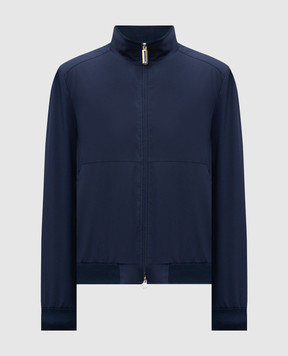 Stefano Ricci Синя куртка з логотипом MZJ5100110PL001H