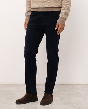Cashmere&Whiskey Темно синие джинсы с патчем логотипа PT02CW61B181