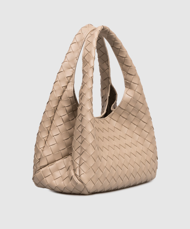 Bottega Veneta Бежевая кожаная сумка Campana 854248V4SC0 изображение 3