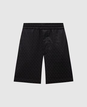 Alexander McQueen Чорні шорти в принт 857175QRACA