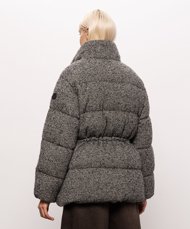 Moncler Сірий пуховик Diaphanes з вовною L20931A00263598WC зображення 4