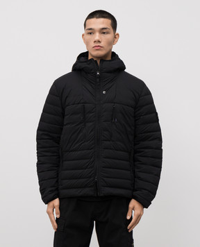 Stone Island Чорна пухова куртка з логотипом K2S154100020S0183
