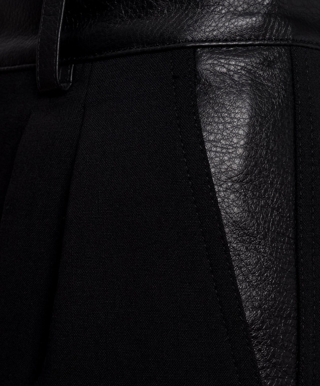 Max Mara Чорні шорти ARGENTO з вовни MXMARGENTO зображення 5