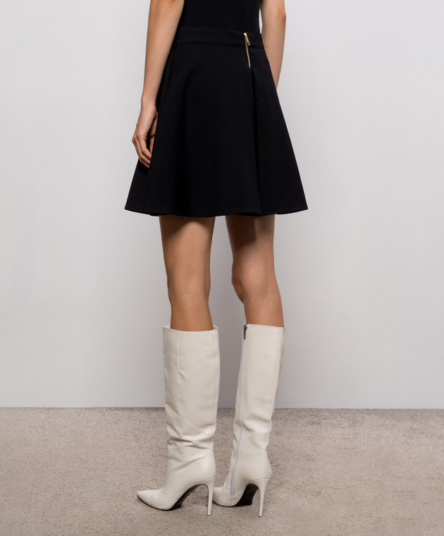 Versace Черная юбка из шерсти 10265691A19091 изображение 4