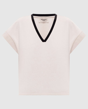 Max Mara Weekend Топ цвета айвори с окантовкой WKDCALIFFO