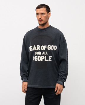 Fear of God Черный лонгслив Future FG25FW1010403HWJ