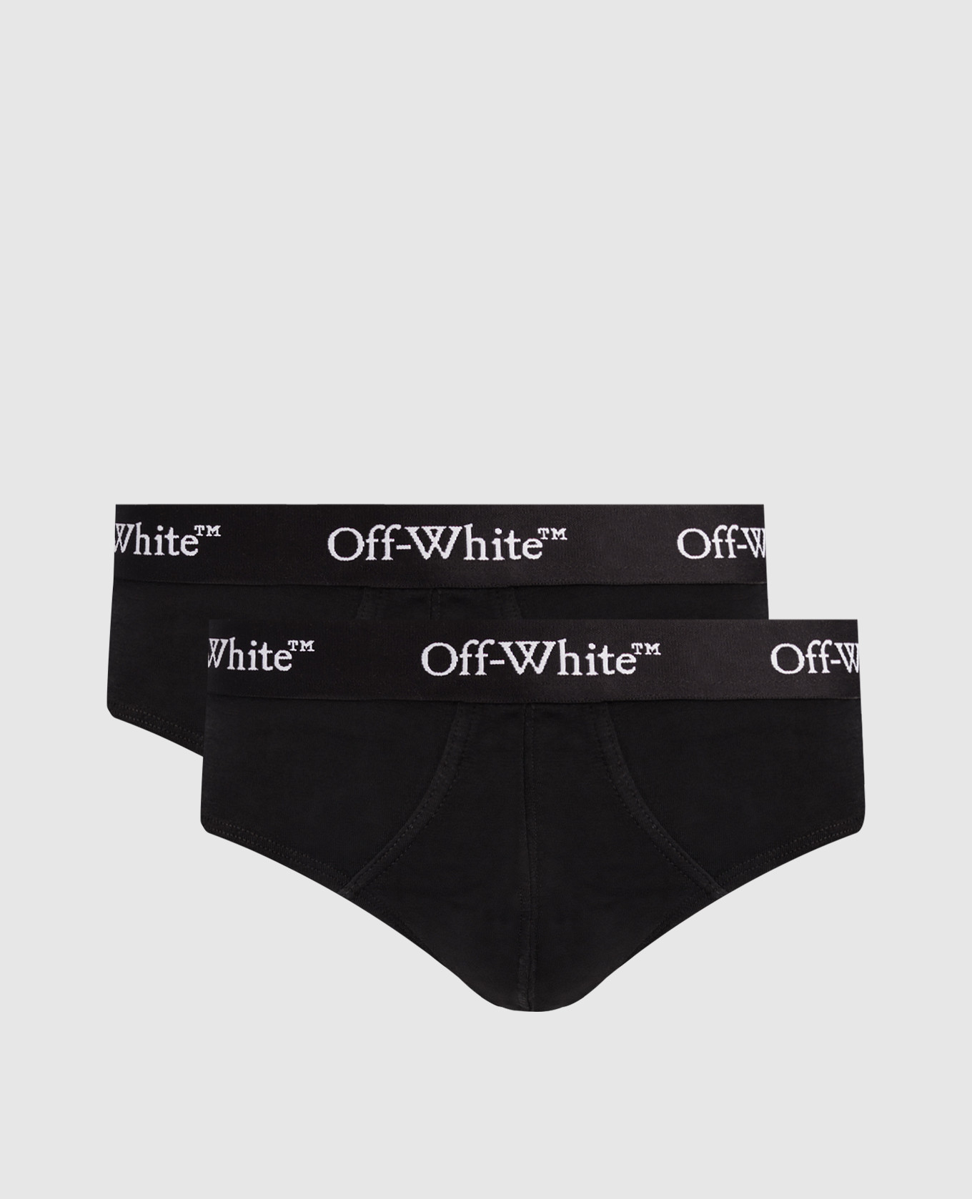 

Набор трусов-слипов с логотипом, Черный, Трусы