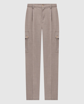 Dolce&Gabbana Бежеві карго з вовни GP1O0THU2BP