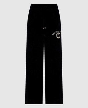 AMIRI Чорні спортивні штани з вишивкою логотипа AW426PA012