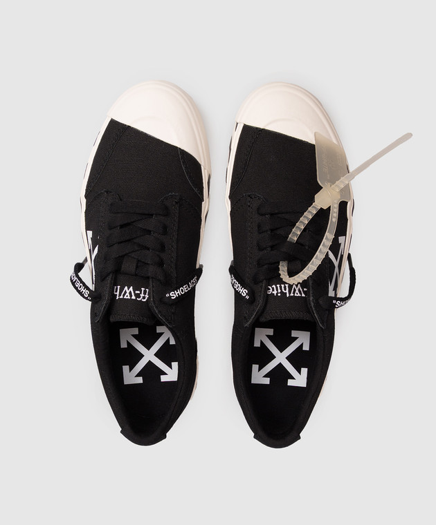 Off-White Черные кроссовки Vulcanized Undercut OWIA28QC99FAB001 изображение 4