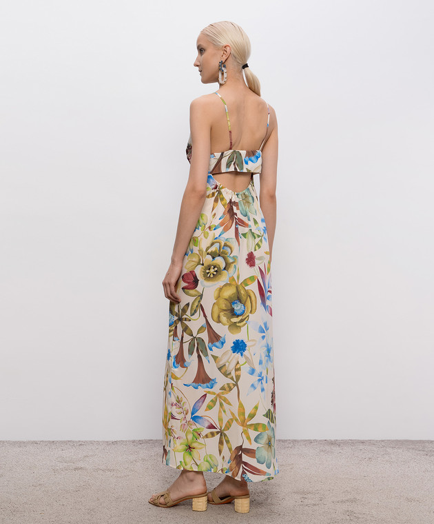 Momoni Платье INCANTO цвета айвори из шелка MODR03601MO изображение 3