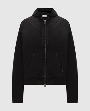 Vetements Чорна джинсова куртка MH27DJ067Bm