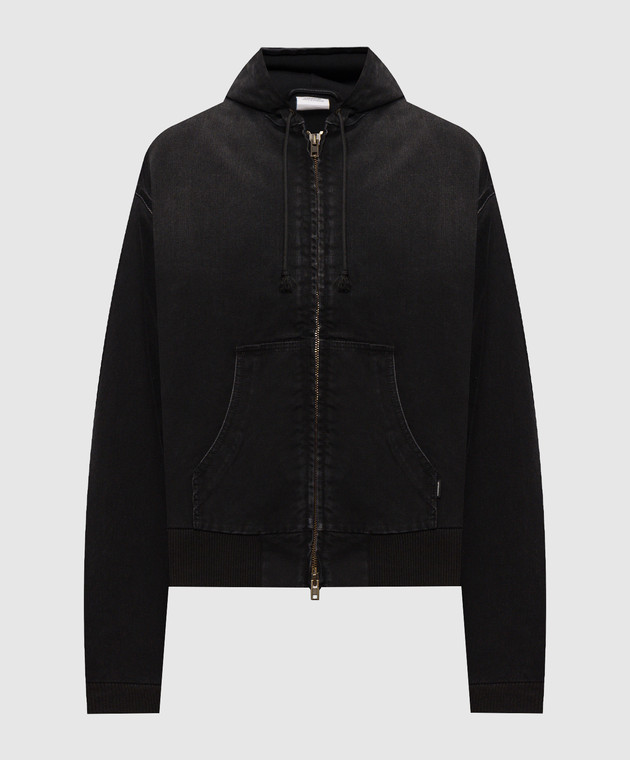 Vetements Чорна джинсова куртка MH27DJ067Bm