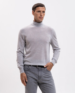 Canali Сірий гольф з вовни MK02481C0002
