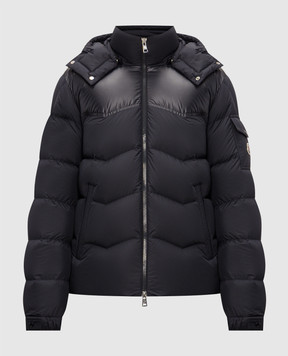 Moncler Синий пуховик Ravelis L20911A00218597YW