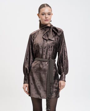 Max Mara Weekend Коричневое платье BUNNY BUNNY1234