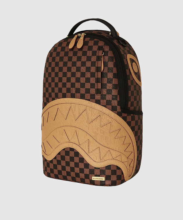 Sprayground Детский коричневый рюкзак CHESS NOT CHECKERS 910B8592NSZ изображение 2