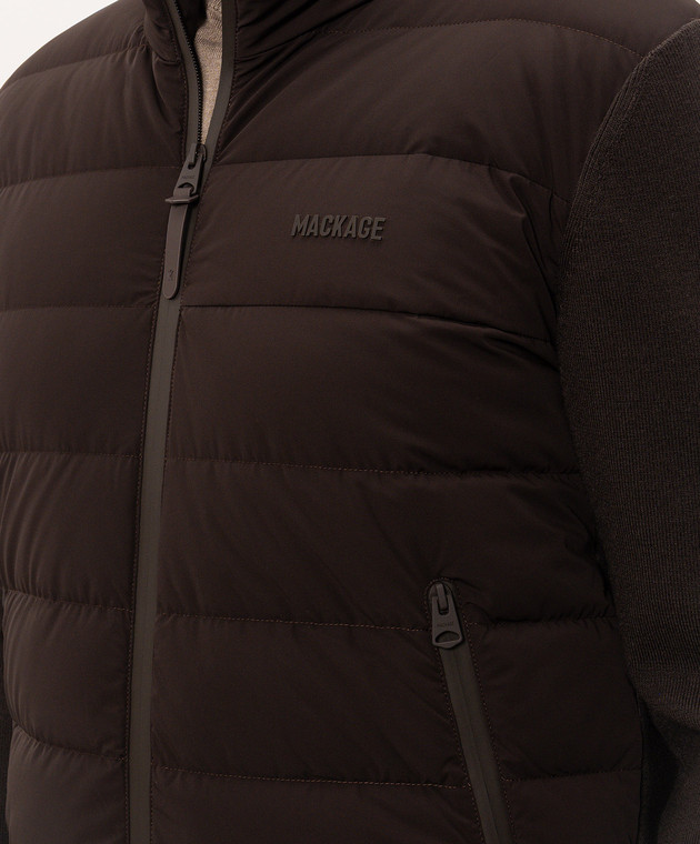 Mackage Коричнева комбінована куртка HANEY-CITY HANEYCITYZZ зображення 5