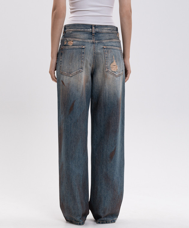 Ann Demeulemeester Синие джинсы Jakoba с винтажным эффектом B0014543FA787 изображение 4